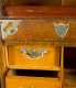 English Oak Toll Top Desk Box