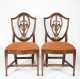 Pair of Mahogany Hepplewhite Side Chairs