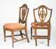 Pair of Mahogany Hepplewhite Side Chairs