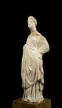 Hellenistic Terracotta Figure of a Woman
