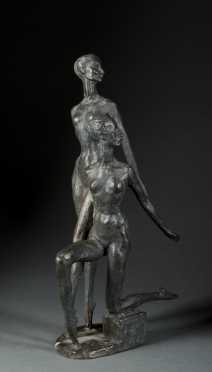 Bronze Casting of Two Nude Women