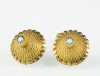 Yellow Gold Lantern form earrings
