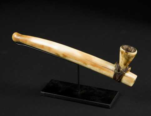 Inuit Walrus Ivory Pipe