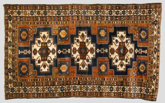 Antique Kurd Caucasian Oriental Rug