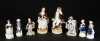 Staffordshire Figural Lot of 8 Pieces