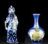 Chinese Porcelain Vase and Figure