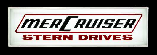 "Merc Cruiser Stern Drives" Sign