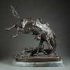 Reproduction "Frederic Remington" Bronze Casting, "The Wicked Pony"