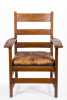 L & J.G. Stickley Oak Arm chair,