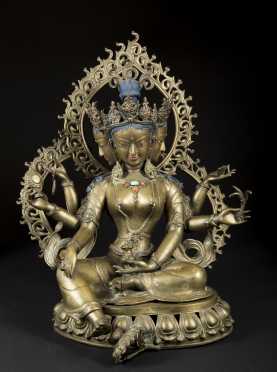 Nepalese Bronze Vasudhara