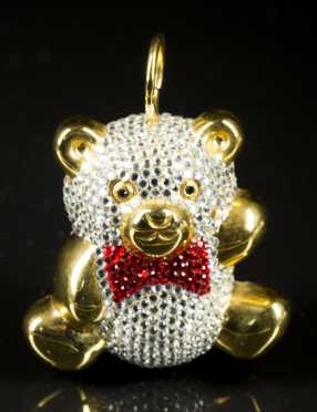 Judith Leiber Bear Ornament