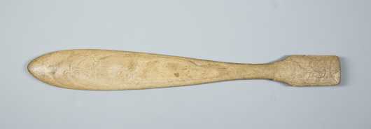 "Tlinglet" Whale Bone Decorated Weapon/Club