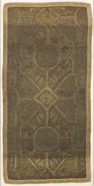 Antique Persian Metallic Thread Textile
