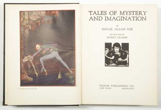 POE, Edgar Allen & CLARKE, Harry (illust.) "Tales of Mystery and Imagination"