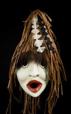 Northwest Coast Gallery Mask    (Lelelvshvia) Yana 77"