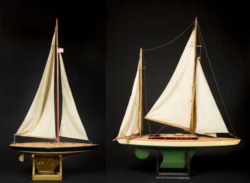 Two Pond Model Sailboats