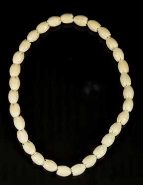 Carved Ivory Necklace
