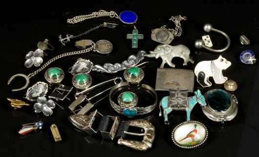 Misc Lot of Sterling and Silver Jewelry
