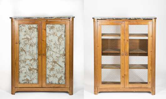 Two French Style Bookcases