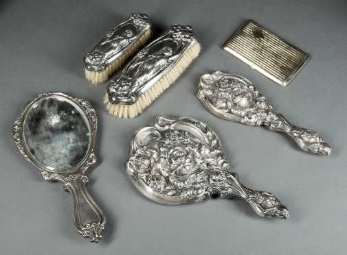 Miscellaneous Sterling Silver Dresser Sets