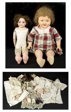 Two Doll Lot and Clothing