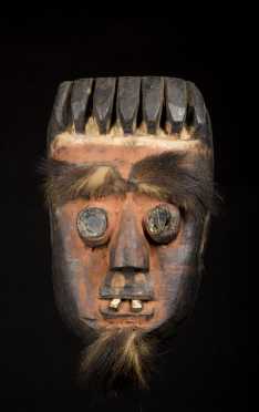 A fine and powerfully carved Grebo mask