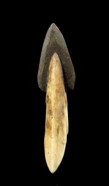 A fine and intact Inuit harpoon point