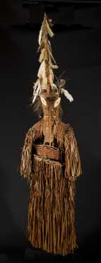 An exceptional and rare Asmat dance costume