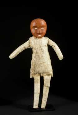 A fine and rare Inuit Mortuary doll