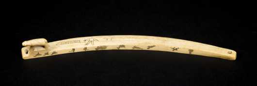 A Fine Inuit bow drill with Scrimming