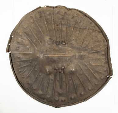 A fine and old Oromo shield, Oromo; Ethiopia