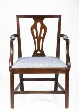 Chippendale Mahogany Armchair 18thC