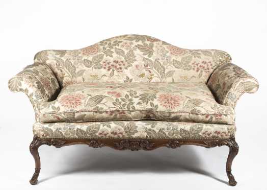 Custom Chippendale Style Settee