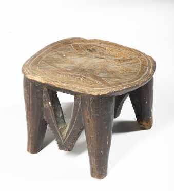 A Nupe stool, Nupe people, Nigeria