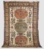 Caucasion Style Small Room Size Oriental Rug C1950-60