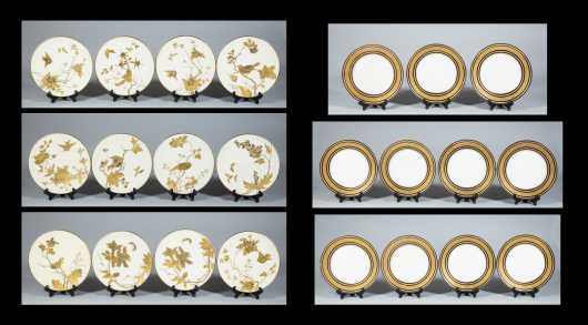 Two Sets of Porcelain Plates