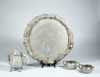 Chinese Pewter Tea Set and Tray