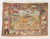 Tabriz Cotton and Wool Pictorial Rug