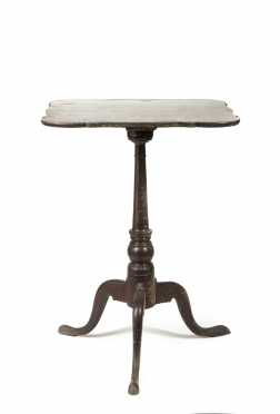 School of "Chapin" Shaped Top Candlestand late 18thC