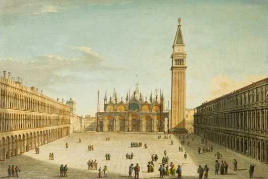 Old master School of Canaletto "Grand Piazza, Venice" 19thC