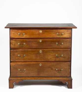 Chippendale Four Drawer Chest of Drawers NE C1800