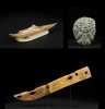 Three Inuit carved items 19/20thC