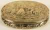 Silver Oval Repousse Valuables Box