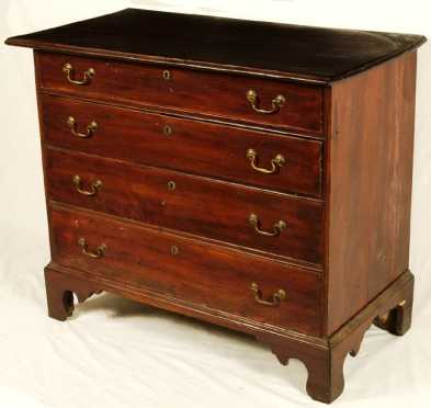 Chippendale Four Drawer Chest of Drawers