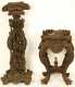 Two Intricately Carved Stands