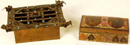 19th century Bronze Boxes
