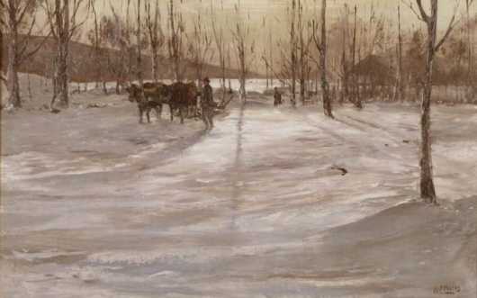 William Preston Phelps,  oil on canvas 