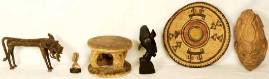 Lot of Six African items