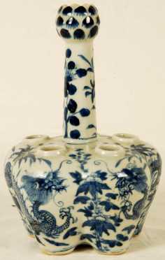 Chinese Rare Form Bud Vase