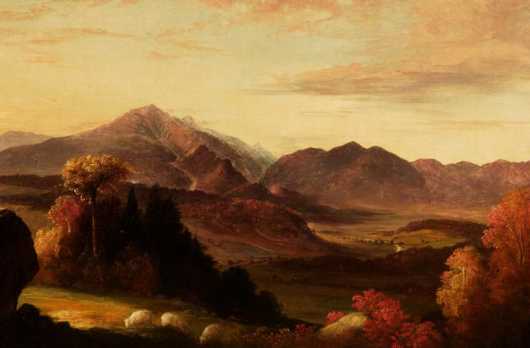 Benjamin Champney Attributed oil on canvas